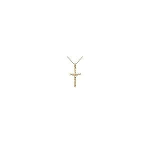 【並行輸入品】CaliRoseJewelry 10Kゴールド 十字架上のキリスト像 テクスチャペンダント 3 CaliRoseJewelry 1_2