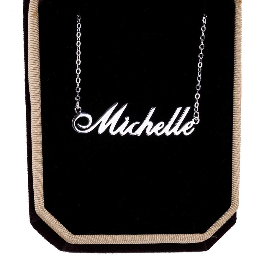 【並行輸入品】Personalized Name Necklace Custom Necklace for Women/Men Rose Go