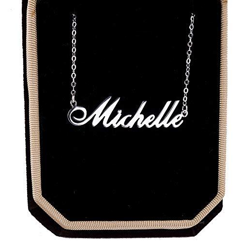 【並行輸入品】Personalized Name Necklace Custom Necklace for Women/Men Rose Go
