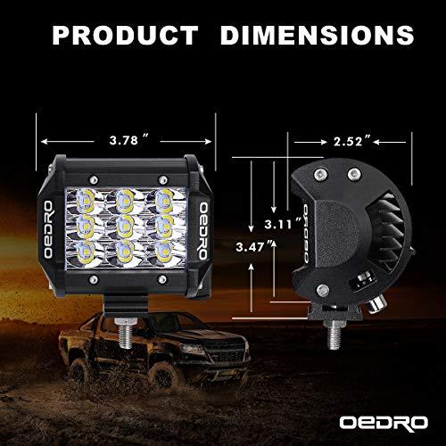 【並行輸入品】oEdRo LED Light Bar, 20Inch 300W Tri Rows Spot Flood Combo Drivi_6