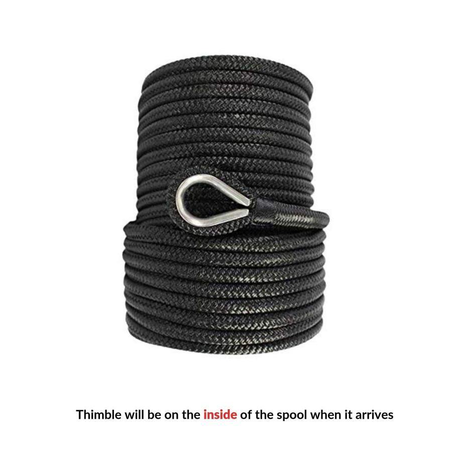 【並行輸入品】SGT KNOTS Nylon Double Braid Anchor Line with Thimble for Boat A |  | 02