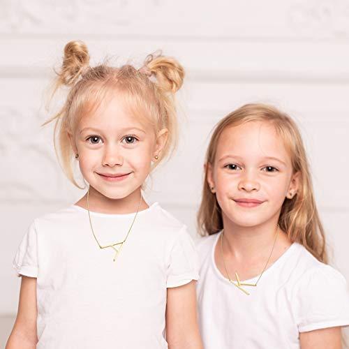 【並行輸入品】ステンレススチール イニシャルペンダント 女の子向けベストフレンドジュエリー 結婚式 誕生日 クリスマスギフト， 金属 Memgi_7