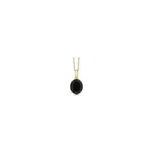【並行輸入品】[Gem Stone King] 4.02カラット 天然 オニキス ネックレス レディース 天然 ダイヤモンド 14金 イエローゴの画像