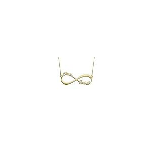 【並行輸入品】MyNameNecklace Women's Couples Infinity Pendant Necklace in 14Kの画像