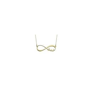 【並行輸入品】MyNameNecklace Women's Couples Infinity Pendant Necklace in 14Kの画像