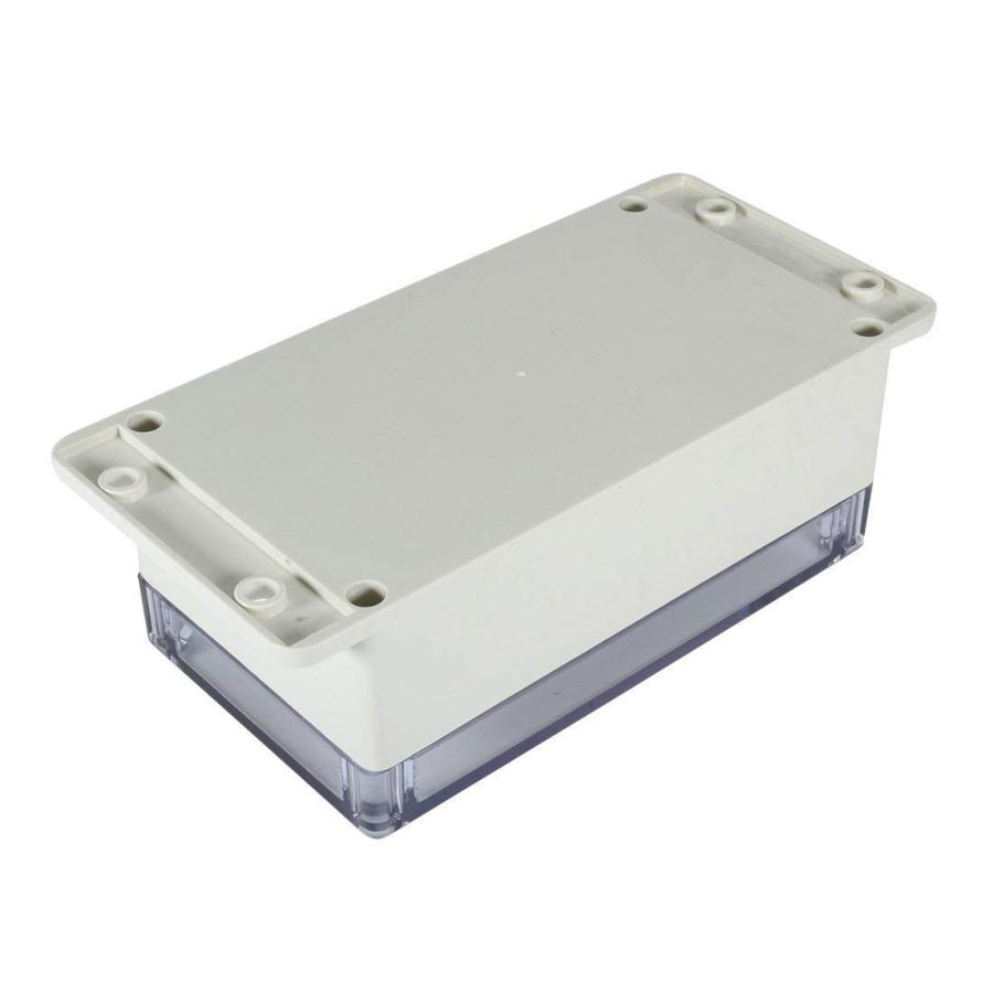 クリアカバー ジャンクションボックス IP65 防水 ABS プロジェクトケース エンクロージャー 壁用マウントパネル付き 並行輸入品 【Nineleaf】
