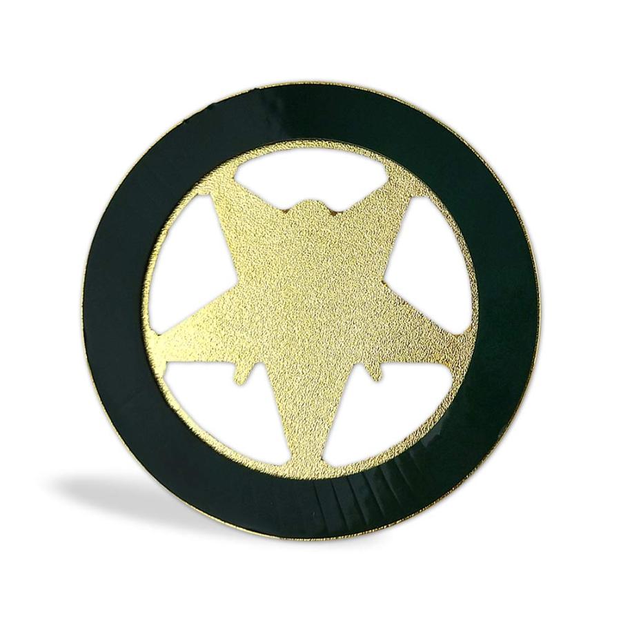 【並行輸入品】Indeep Order of The Eastern Star フリーメイソン カーエンブレム ラウンド ブルー\u0026ゴールド フリの画像
