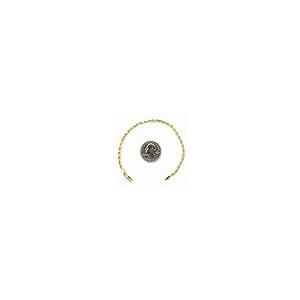 【並行輸入品】Nuragold 14K イエローゴールド 2mm ソリッドロープチェーン ダイヤモンドカットリンクブレスレットまたはアンクレットの画像