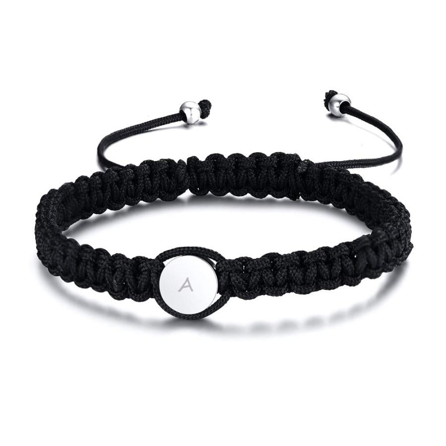 【並行輸入品】PJ Jewelry イニシャルブレスレット カップル用 イニシャル ペアリング ブレスレット 恋人 記念日に PJ Jewelrの画像