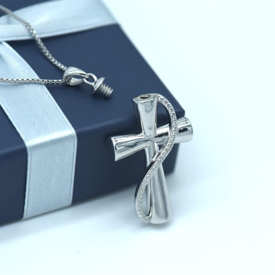 【並行輸入品】?o 925 スターリングシルバー ハート 火葬 メモリアル 記念品 ジュエリー Always in My Heart Ash_9