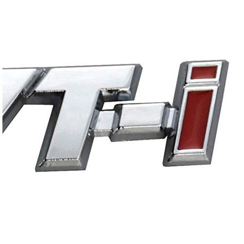 【並行輸入品】VVT Iエンブレムバッジ3Dメタル車サイドフェンダーリアトランクロゴステッカーデカール 2個セット シルバー EmbRoom 2の画像