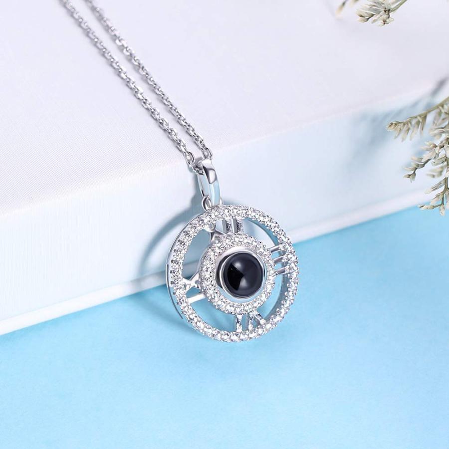 【並行輸入品】Getname Necklace Personalized Projective Photo Necklace Sterlingの画像