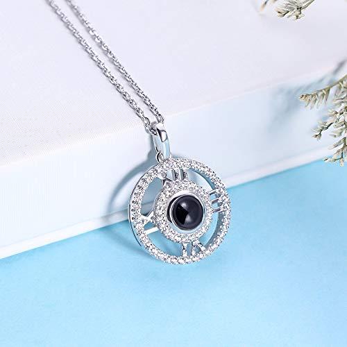 【並行輸入品】Getname Necklace Personalized Projective Photo Necklace Sterlingの画像