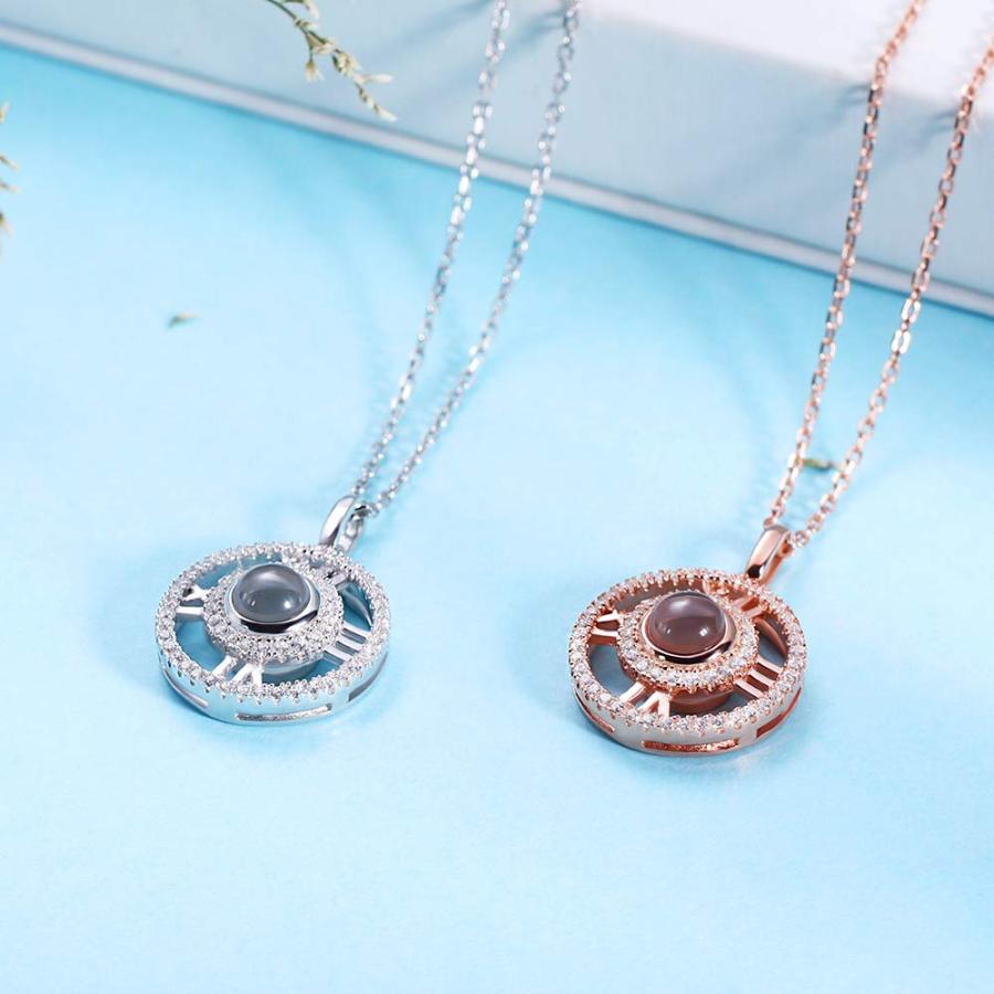 【並行輸入品】Getname Necklace Personalized Projective Photo Necklace Sterlingの画像