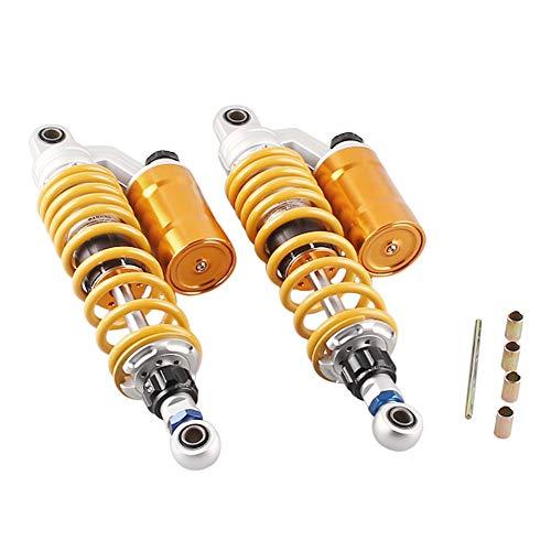 【並行輸入品】Mallofusa 330mm 13Inch Motorcycle Air Shock Absorbers Adjustableの画像