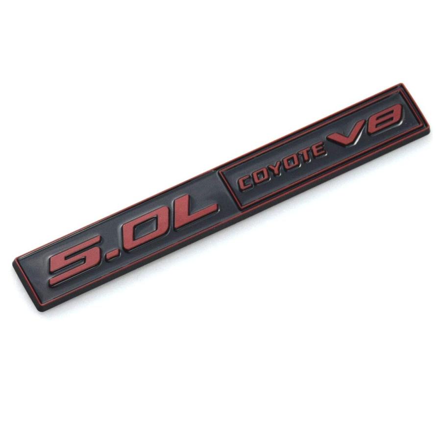 【並行輸入品】5.0L Coyote V8 胸章 3D 金属元素 刈り込み どろ除け 引っ掛かり ブート 胸章 デカール ステッカー 取り替えっこ用