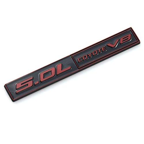 【並行輸入品】5.0L Coyote V8 胸章 3D 金属元素 刈り込み どろ除け 引っ掛かり ブート 胸章 デカール ステッカー 取り替えっこ用
