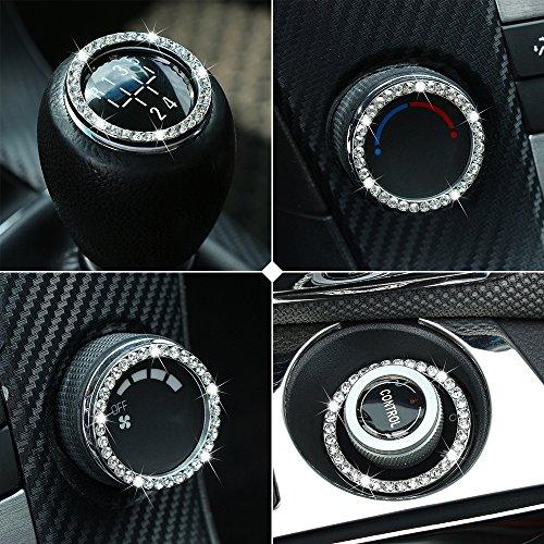 【並行輸入品】9 MOON 8 Pack Car Accessories for Women   Car Accessories Crystaの画像