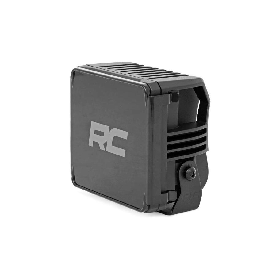 【並行輸入品】Rough Country 4インチ 正方形 クリー LEDライト クールホワイト 昼間のランニングライト機能 ペア 70905D_3