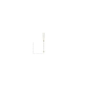 【並行輸入品】14K 3色 ゴールド スリッポン 奇跡 & クロス ロザリオ ネックレス 24インチ The Black Bow 14k Triの画像