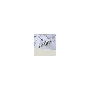 【並行輸入品】MIXIA カラス カラス カラス カラス 鳥 スカル ネックレス ペンダント チャーム ビンテージ シルバー ステートメント チの画像
