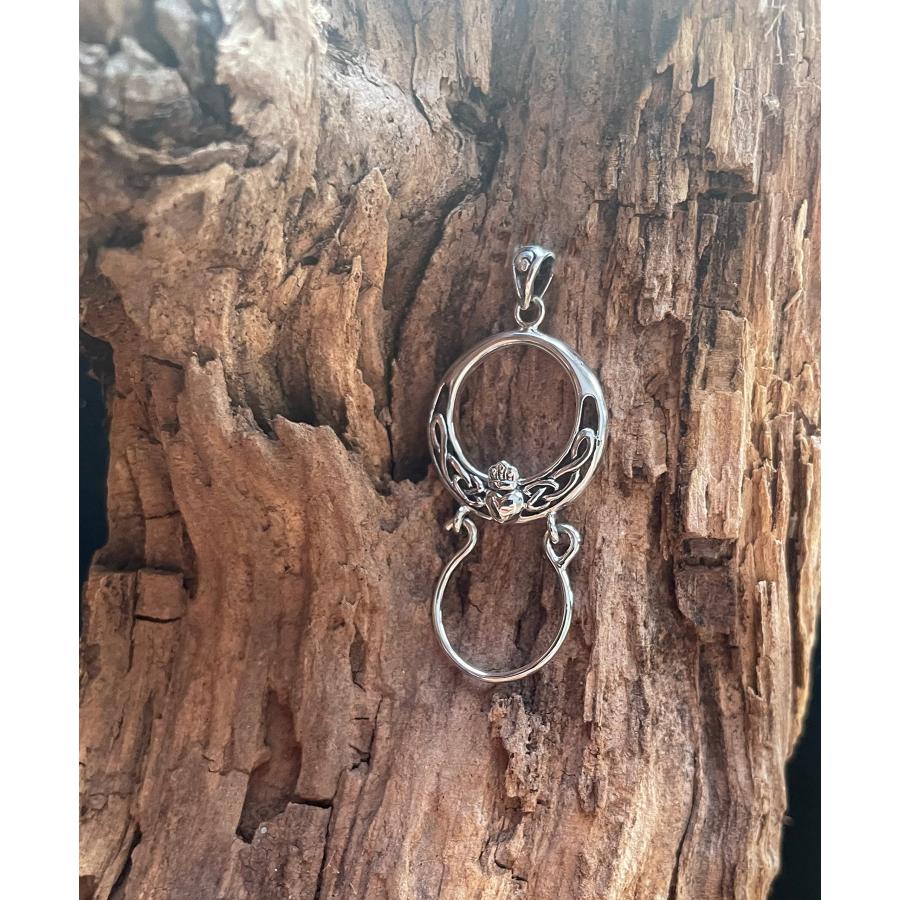 【並行輸入品】Jewelry Trends ケルトクラダチャームホルダー 記念ペンダント Jewelry Trends Claddagh Cel_7