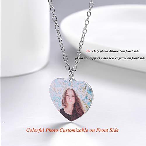 並行輸入品】U7 メンズ レディース カスタマイズ写真/テキスト彫刻