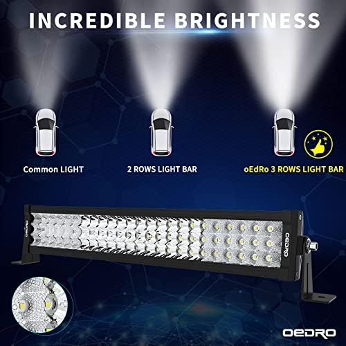 【並行輸入品】OEDRO 22Inch LED Light Bar Curved 520W Triple Rows Work Light Sp_7