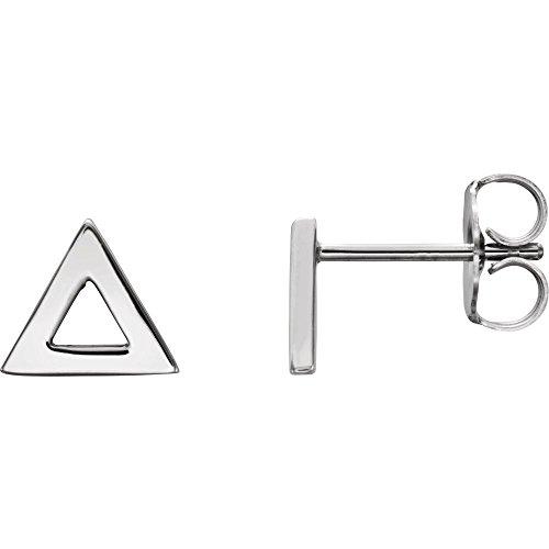 【並行輸入品】Sterling Silver Triangle Earringsの画像