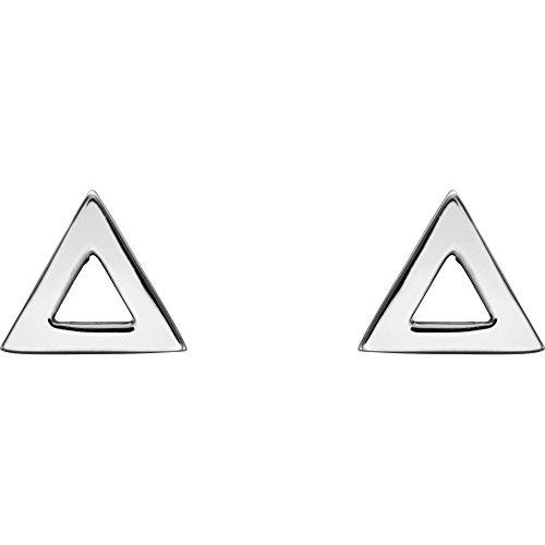 【並行輸入品】Sterling Silver Triangle Earringsの画像