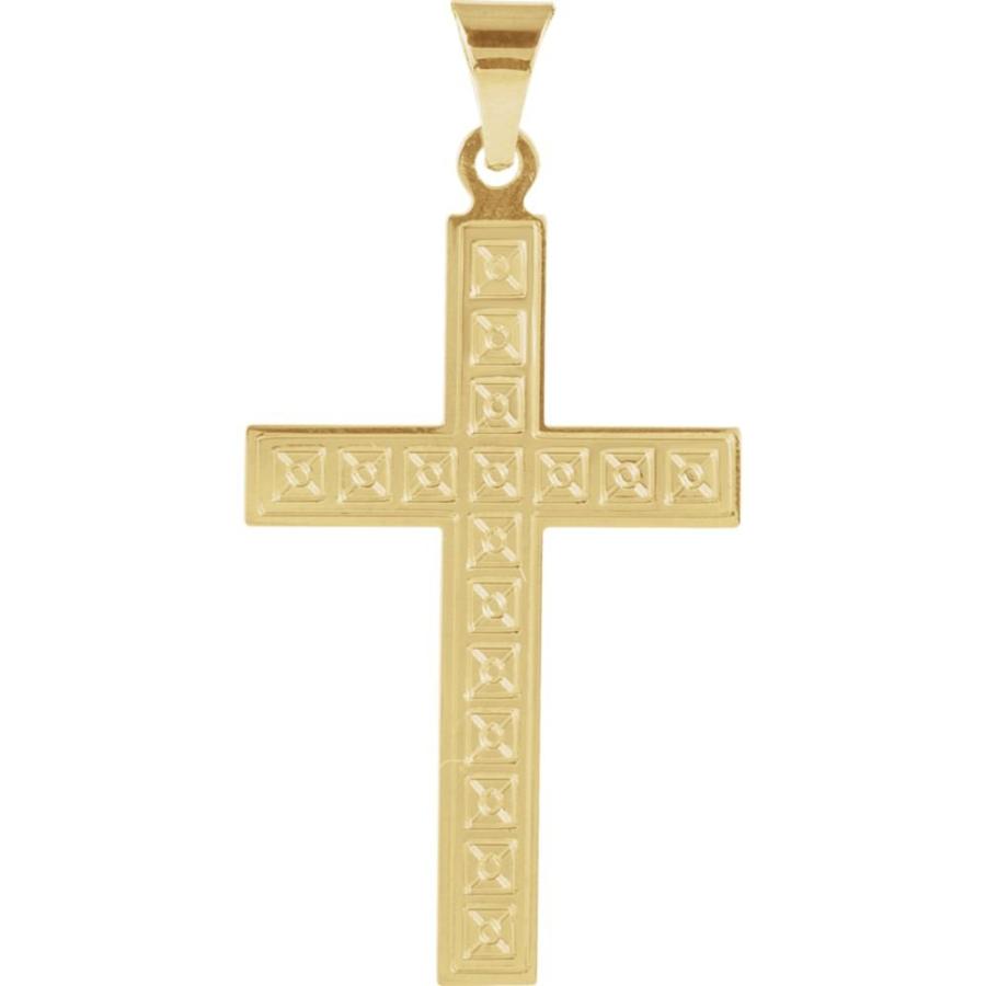 【並行輸入品】Diamond2Deal 14K イエローゴールド クロスペンダント ネックレス レディース, 金属 Diamond2Deal 1の画像
