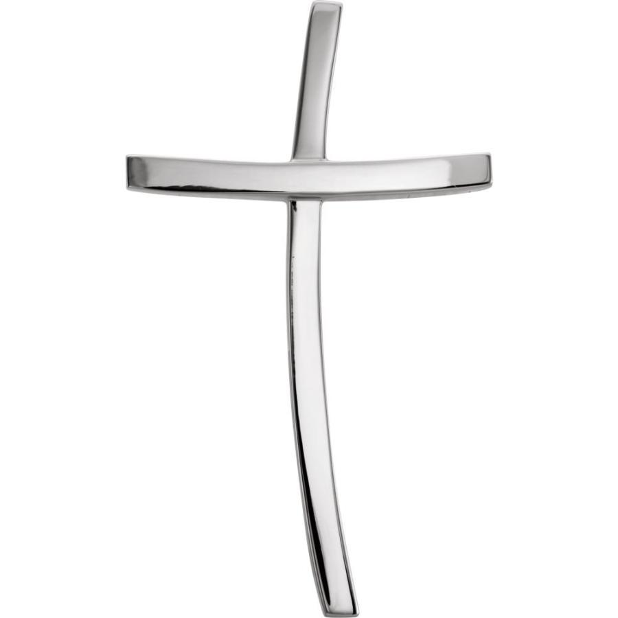 【並行輸入品】14K ホワイトゴールド クロスペンダント レディース Diamond2Deal 14k White Gold Cross Penの画像