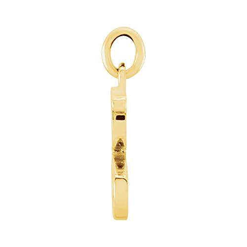 【並行輸入品】14Kイエローゴールド「g」小文字イニシャルペンダント Diamond2Deal 14K Yellow Gold g Lowerc_4