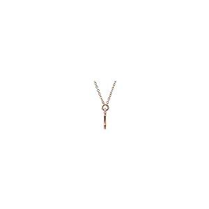 【並行輸入品】Diamond2Deal 14K 18Kゴールドまたはスターリングシルバー 小さな豪華な蹄鉄ペンダント 16 18インチ ネックレの画像