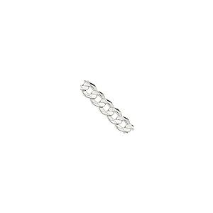 【並行輸入品】925スターリングシルバー 13.8mm 凹面 面リンク カーブチェーンネックレス 20インチ ペンダント チャーム 男性 ファイの画像