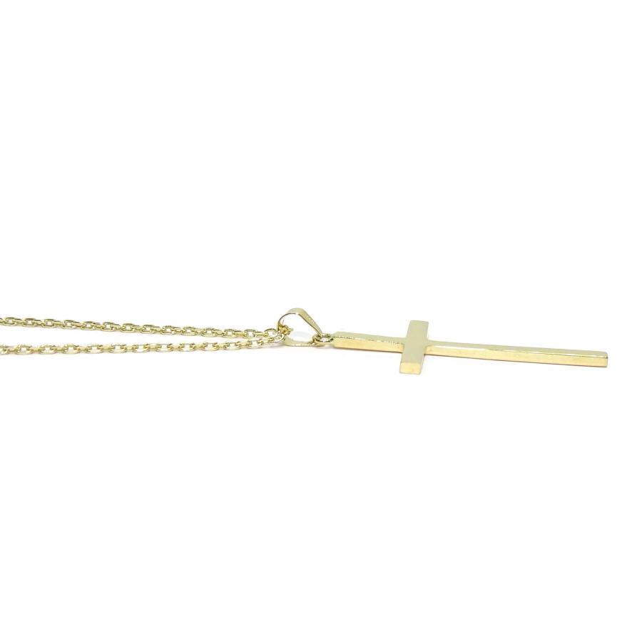 【並行輸入品】Never Say Never Large 18k Yellow Gold Cross, 3.2cm high by 2cm wの画像