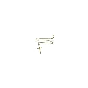 【並行輸入品】Never Say Never Large 18k Yellow Gold Cross, 3.2cm high by 2cm wの画像
