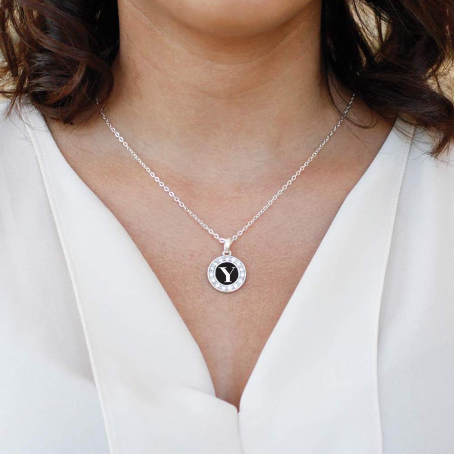 【並行輸入品】Inspired Silver シルバーサークルチャーム 18インチ ネックレス キュービックジルコニアジュエリー シルバー_6