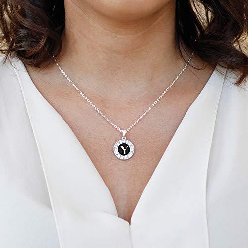 【並行輸入品】Inspired Silver シルバーサークルチャーム 18インチ ネックレス キュービックジルコニアジュエリー シルバー_7