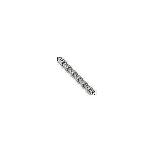 【並行輸入品】925 Sterling Silver Vintage 6mm Round Spiga Chain Necklace Pendaの画像
