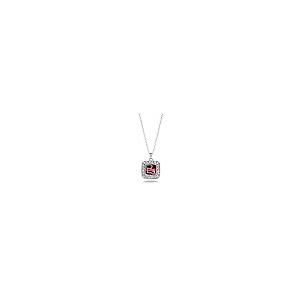 【並行輸入品】Inspired Silver シルバースクエアチャーム 18インチ ネックレス キュービックジルコニアジュエリー シルバー_2