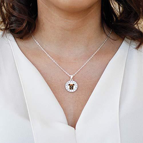 【並行輸入品】Inspired Silver シルバーサークルチャーム 18インチネックレス キュービックジルコニアジュエリー付き， 金属_7
