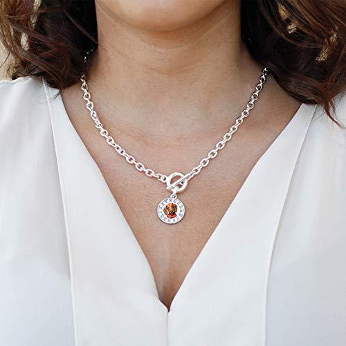 【並行輸入品】Inspired Silver シルバーサークルチャーム 18インチネックレス キュービックジルコニアジュエリー付き， 金属_7