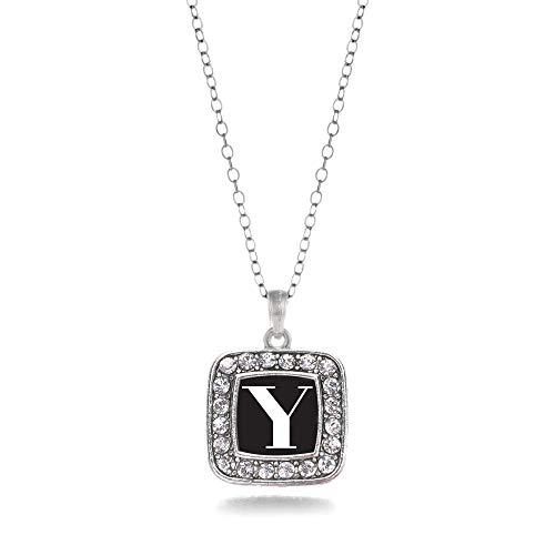 【並行輸入品】Inspired Silver シルバースクエアチャーム 18インチ ネックレス キュービックジルコニアジュエリー シルバー_1