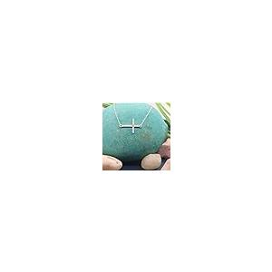 【並行輸入品】Dazzlingrockコレクション 0.06カラット(ctw)ラウンドダイヤモンド レディース 横向きクロス 宗教ペンダントネッ_8