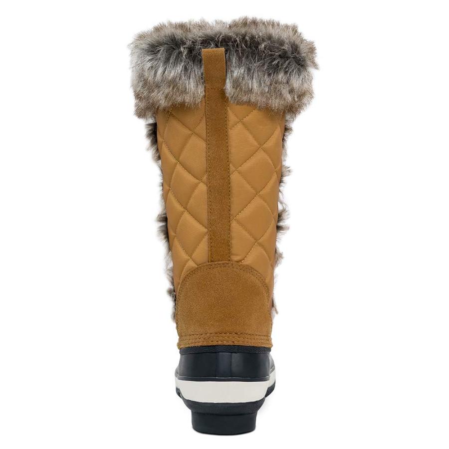 【並行輸入品】HZSTAY レディース 牛革 ブーツ レースアップ 冬 アウトドア 雪 ダックブーツ 暖かい 防水 ミッドカーフ ダックブーツ