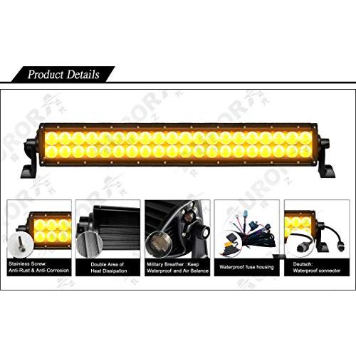 【並行輸入品】Aurora 20 Inch Amber Off Road LED Light Bar_6
