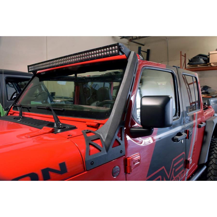 【並行輸入品】フロントガラスライトバーブラケット Windshield Light Bar Bracketの画像