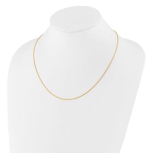 【並行輸入品】Diamond2Deal Sterling Silver Gold plated Adjustable .95mm Snake_7