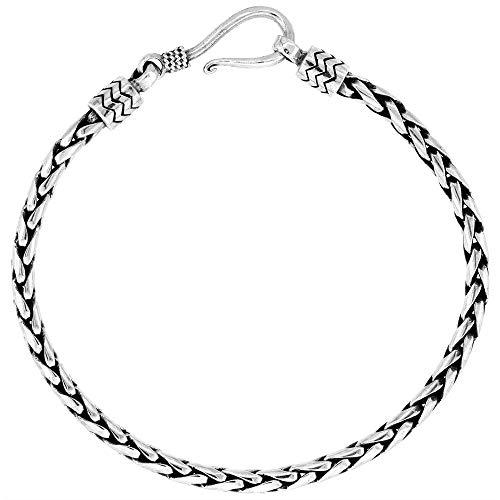 並行輸入品】スターリングシルバー 3.2mm バリウィートチェーン